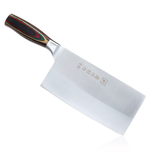 中国金门石川别作菜刀彩木中式片刀不锈钢切菜厨房刀具家用切菜刀 - 图0