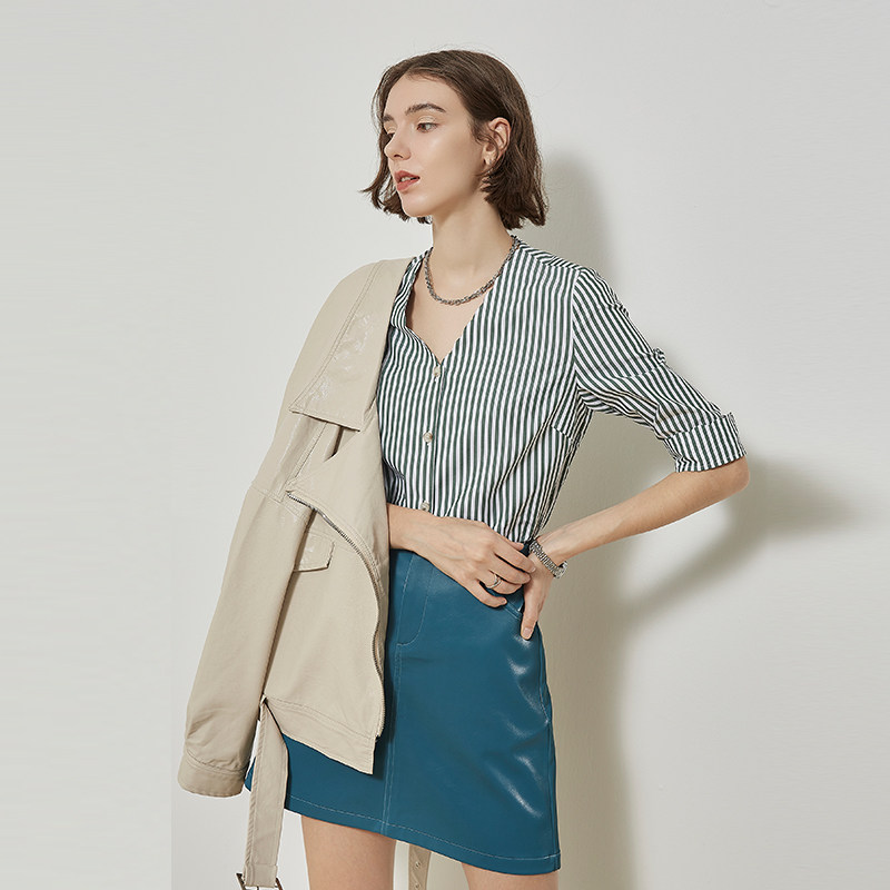 阿cir短款2020年春秋季新款小外套 circlofy服饰皮衣