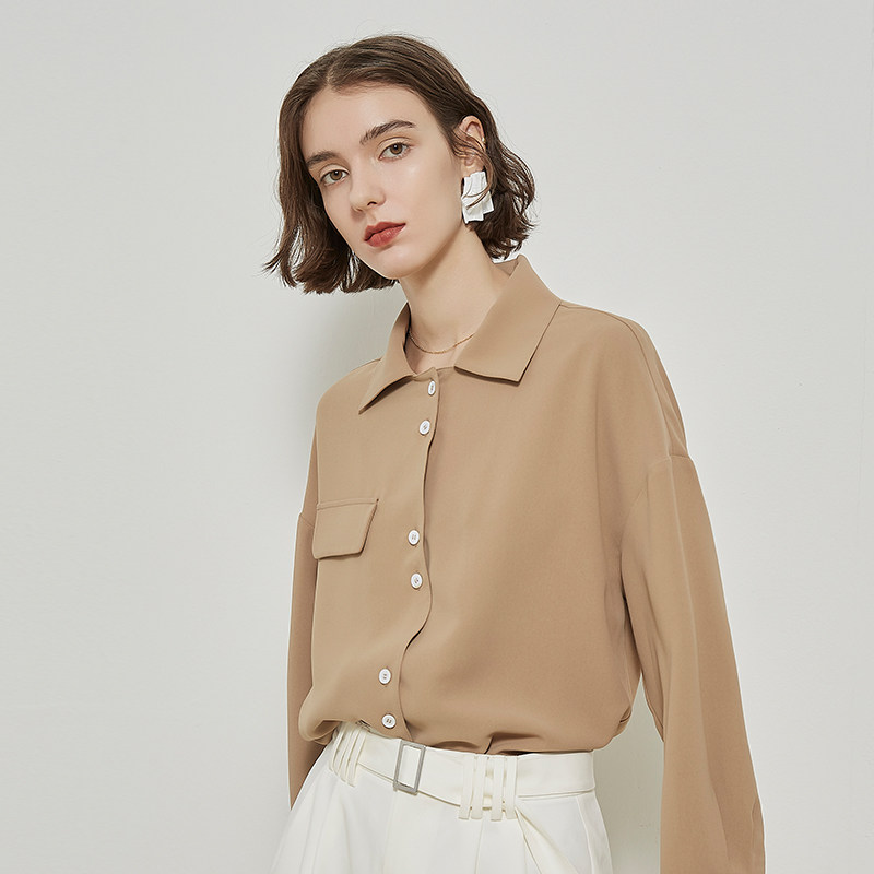 阿cir港风女设计感小众轻熟衬衫 circlofy服饰衬衫