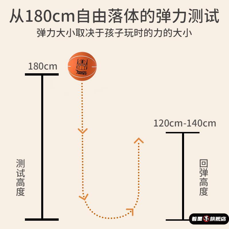 篮球迷你弹力球儿童手抓小皮球高弹力橡胶球幼儿园专用球类玩具-图2