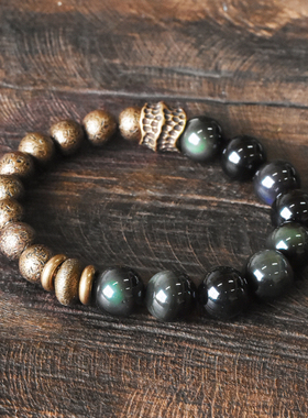 复古黄铜珠子原创街头风时尚饰品