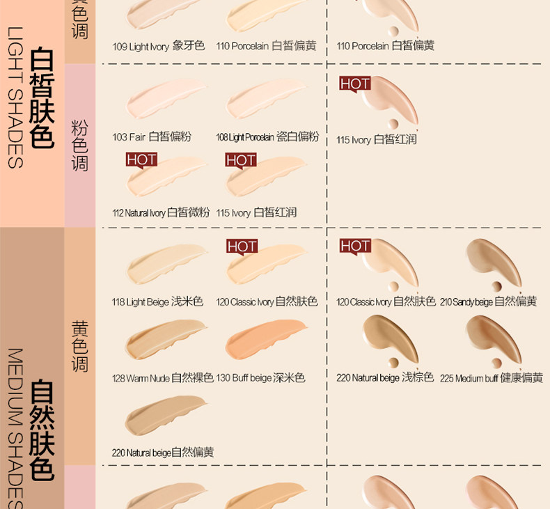 美宝莲fitme修饰肤色柔雾面粉底液 颐央化妆品粉底液/膏