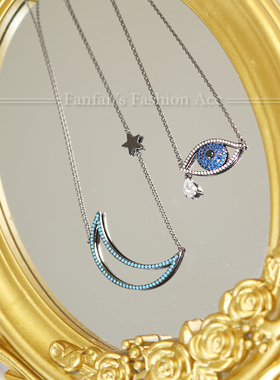 精致锆石镶嵌轻奢通勤高档项链