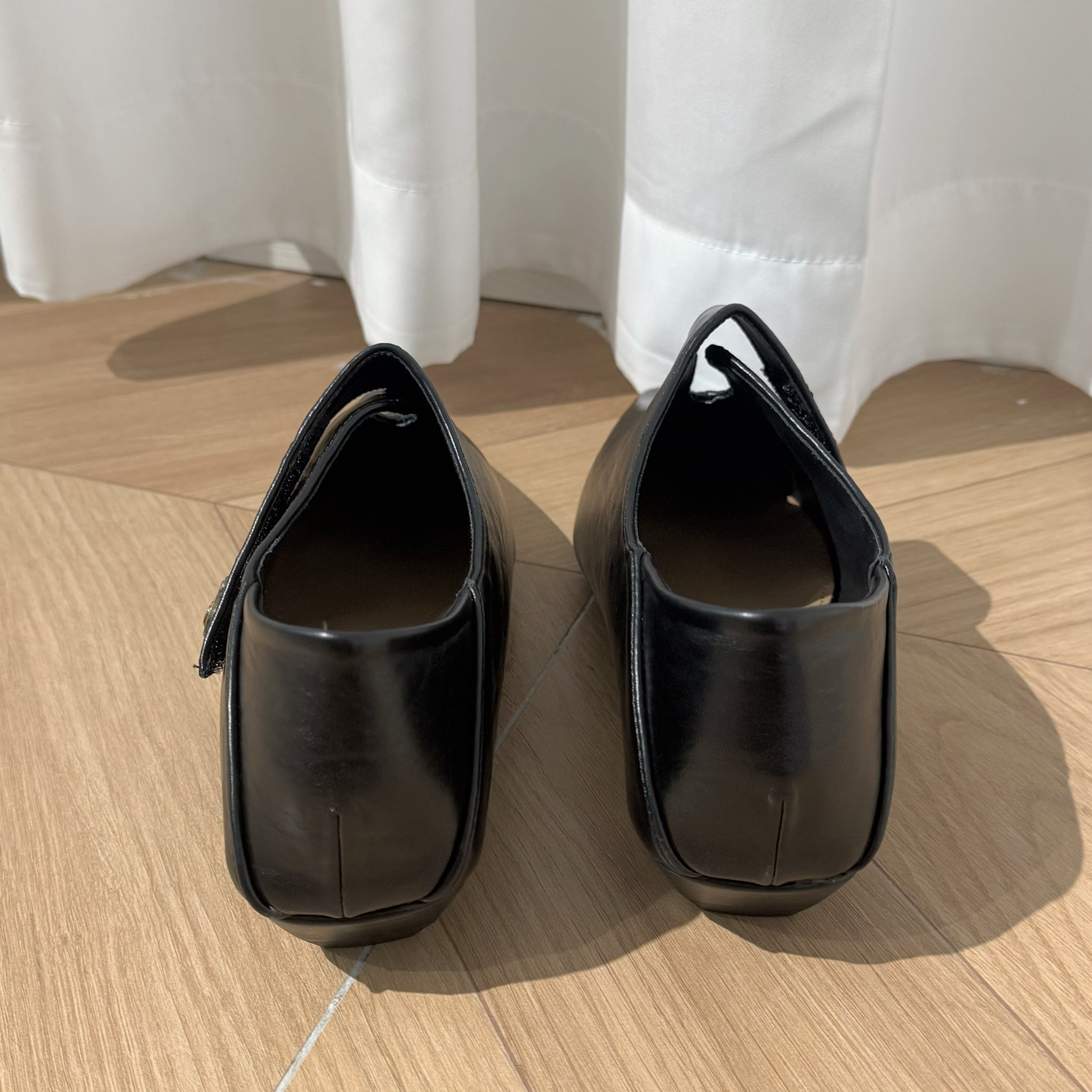 Dan Dan 英伦风尖头乐福鞋女 黑色低跟深口单鞋百搭小皮鞋,淘宝优惠券,粉丝福利购,淘宝优惠卷