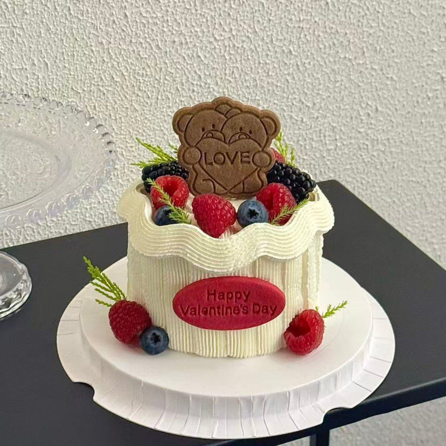 214情人节快乐饼干字牌蛋糕装饰抱爱心LOVE小熊造型饼干烘焙装扮,淘宝优惠券,粉丝福利购,淘宝优惠卷