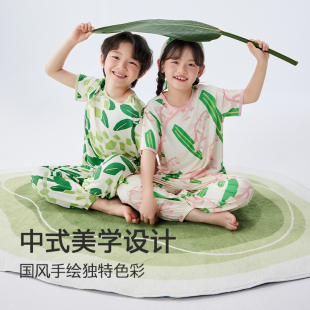 【小番薯】中大童莫代尔家居服套装