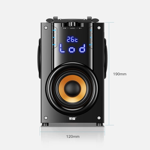 索爱 Беспроводной Bluetooth -динамик пользователь автомобиля за пределами большого объема Ultra -Heeavy Subwoof Square Dance 3D Cloung