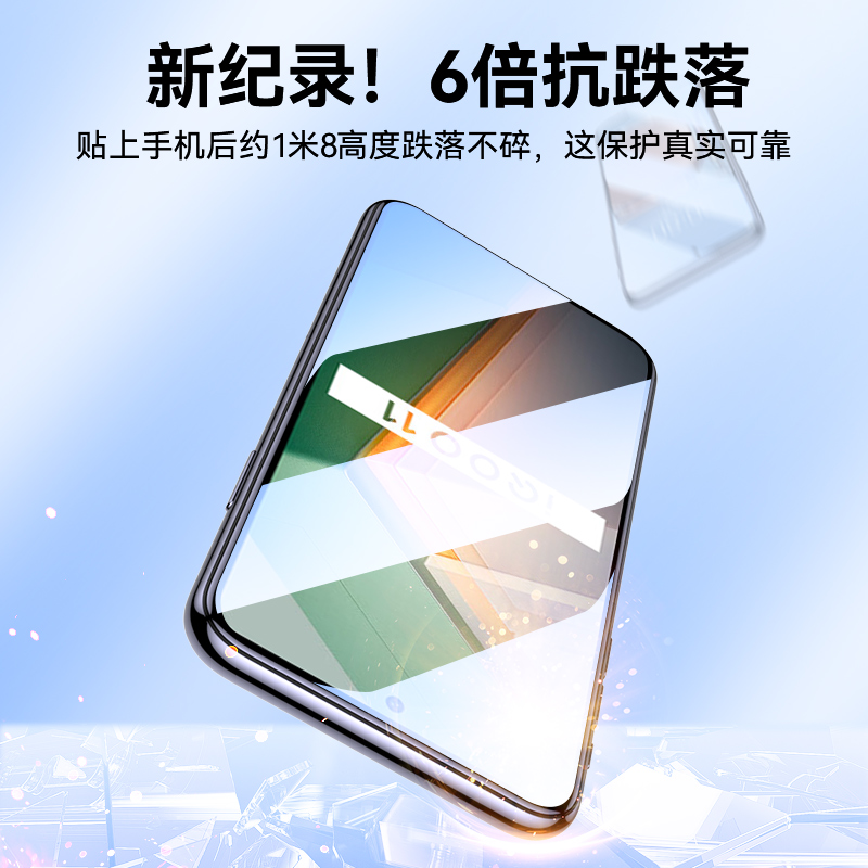 【vivo系列钢化膜】适用vivoiqoo12手机膜iqoo11pro钢化玻璃VIVO全屏neo9高清抗蓝光x100防爆x90水凝IQOO新款 - 图2