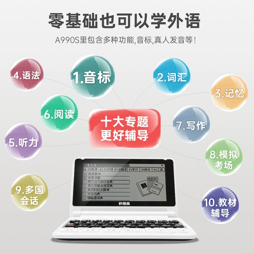 Quick Yidian English Electronicarary Корейский немецкий и немецкий японский русский электронный словар Средний Словарь начальной школы.