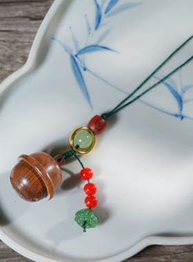 非洲黄花梨木雕工艺小件吊坠挂件挂饰男女款饰品礼物香囊钥匙扣