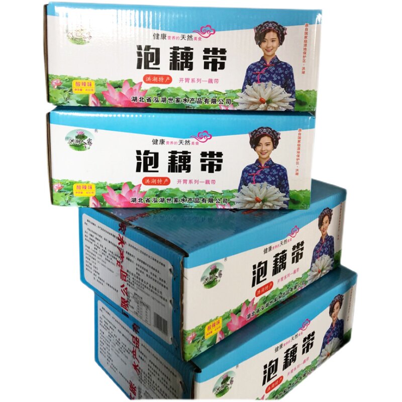 泡椒藕带整箱20袋湖北特产洪湖酸辣藕尖藕节泡藕带开袋即食下饭 - 图3