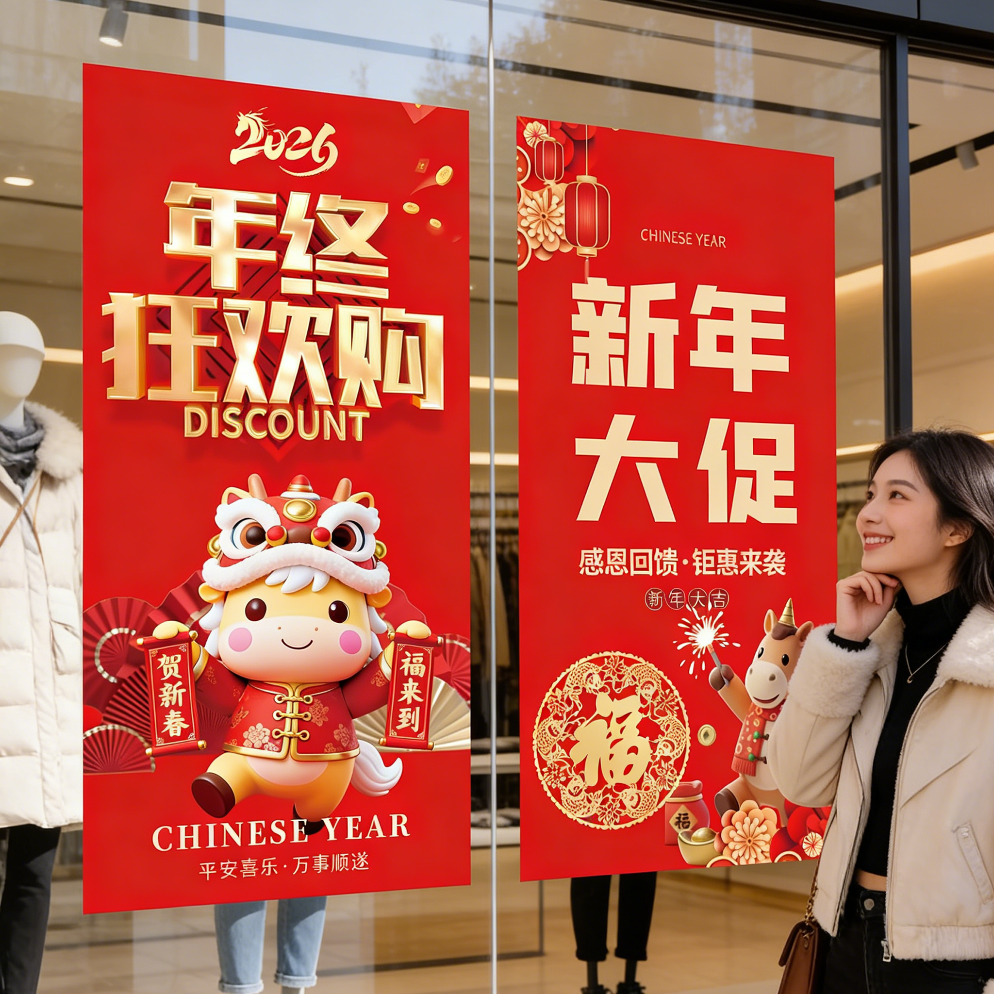 清仓大甩卖广告纸全场清仓海报换季服装店年季末处理特价促销活动,淘宝优惠券,粉丝福利购,淘宝优惠卷