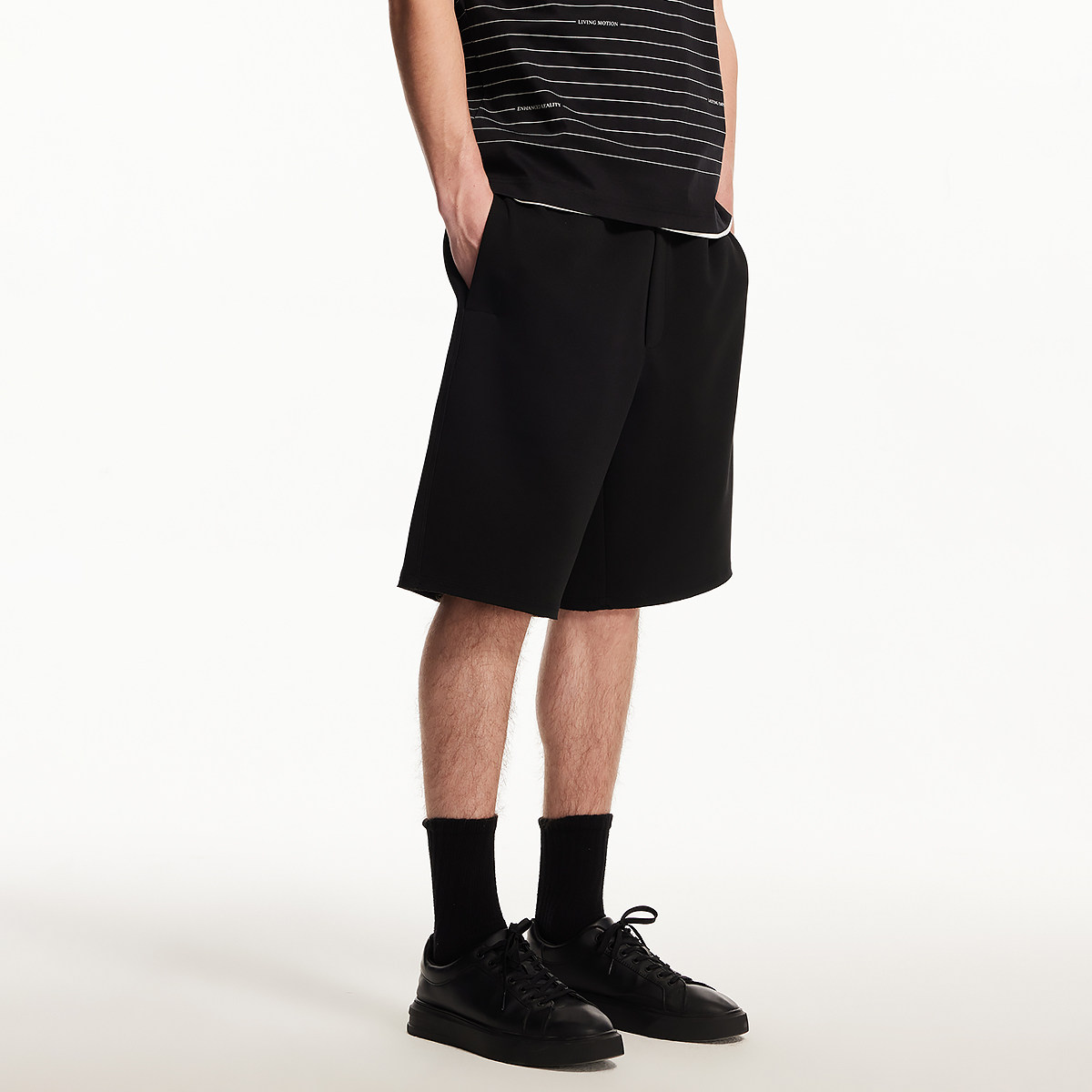 杰克琼斯男装冬新款潮时尚百搭纯色字母刺绣抽绳腰宽松休闲短裤,淘宝优惠券,粉丝福利购,淘宝优惠卷