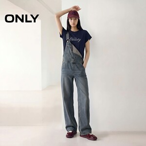 绫致ONLY2026夏季新款可调节背带裤长裤牛仔裤女