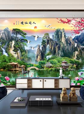 3d客厅沙发电视背景墙装饰画