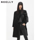 NEELLY Nali Shopping Mall's new winter woolen coat for women, medium-length woolen coat, versatile and slim fit