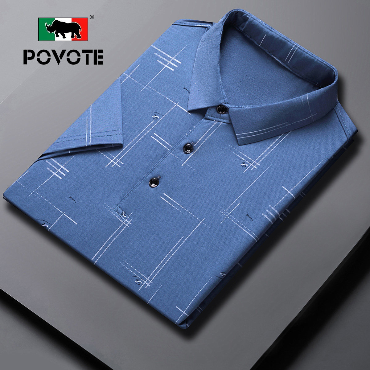  保威特犀牛男装Polo衫