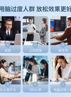 正品嗨福H2头松部按摩器疏通经络颈部按摩器头红皮蓝电动放热加电