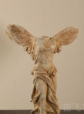 正品|浮树宫胜利女软神| 欧式装摆件 脂工艺品天使雕塑卢装饰摆台