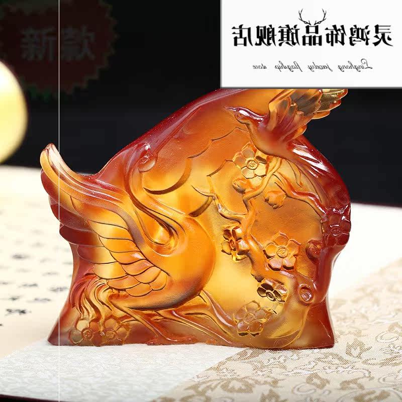 新款慈元阁2019猪年生肖属狗琉璃 紫尚轩摆件