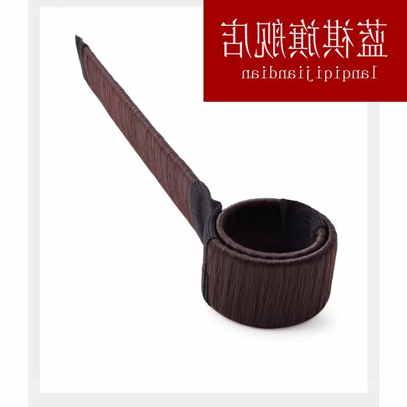 新款速成法式卷发宝丸子头花苞头 紫尚轩发饰