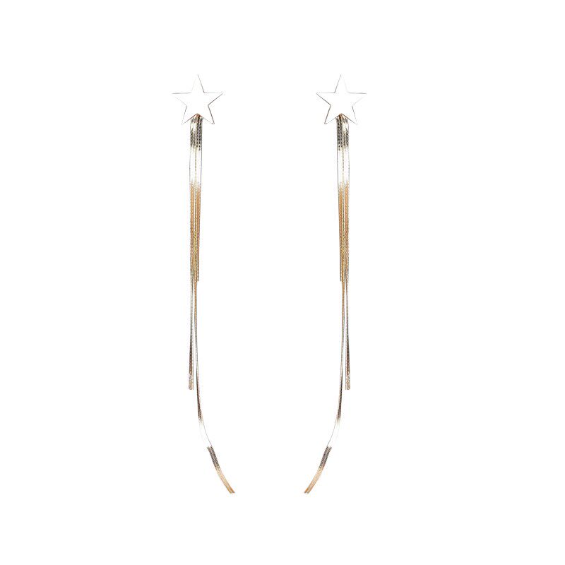 网红同款tlz高级感超长气质耳环 紫尚轩耳环