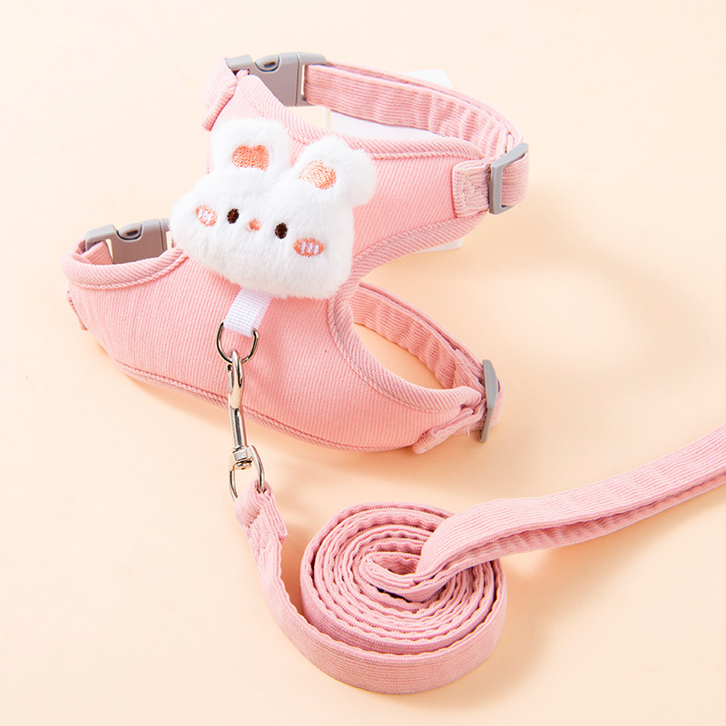 猫咪牵引绳外出专用可调节遛猫绳幼猫小型犬防挣脱胸背带宠物用品,淘宝优惠券,粉丝福利购,淘宝优惠卷
