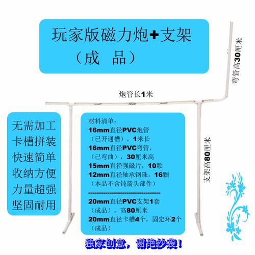 精品磁力炮高斯加速炮洛阳科技节比赛材料科学实验小制作儿童玩具 - 图3