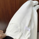 Women's white wide leg jeans with fleece 2025