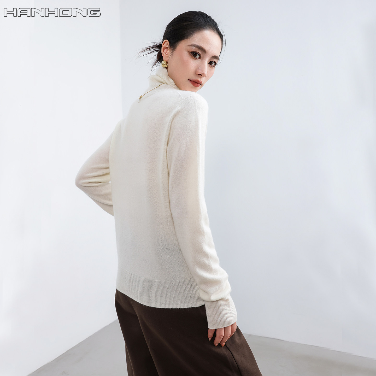 高领针织羊毛衫女秋冬季高级感打底衫毛衣女内搭羊绒羊毛加厚上衣,淘宝优惠券,粉丝福利购,淘宝优惠卷