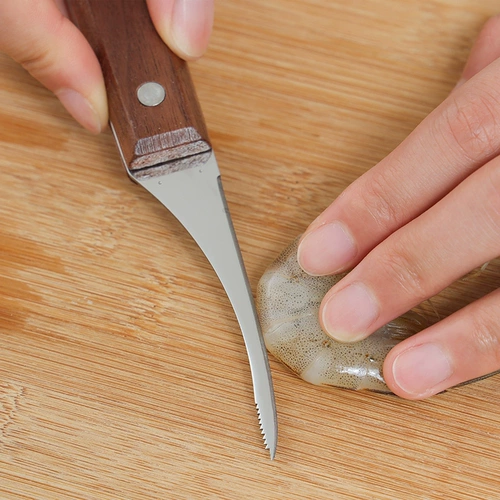 Японские ножницы для очистки из нержавеющей стали с мультифункцией кишечника из креветки, рыбацкий живот, ножницы для креветок, артефакт креветок для очистки кухни, артефакт