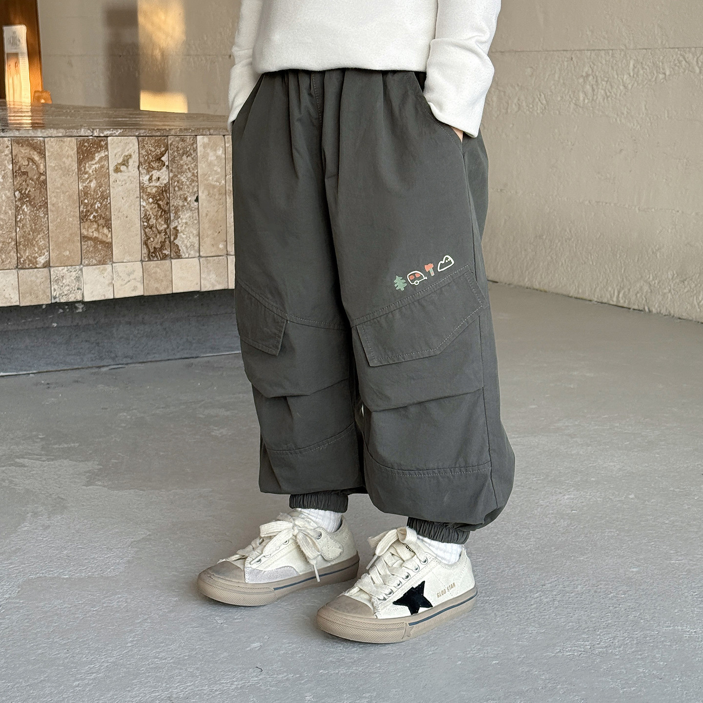 儿童裤子春秋款男童春装运动裤2026新款男孩春季卫裤纯棉长裤束脚,淘宝优惠券,粉丝福利购,淘宝优惠卷