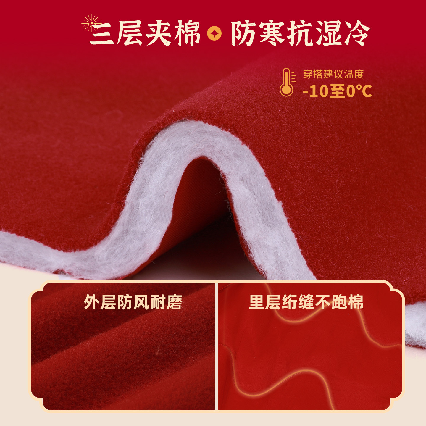 儿童红色外套冬男童冬季加厚童装2025新款小男孩新年上衣过年喜庆,淘宝优惠券,粉丝福利购,淘宝优惠卷