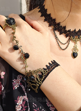 十字架项链项圈洛丽塔女