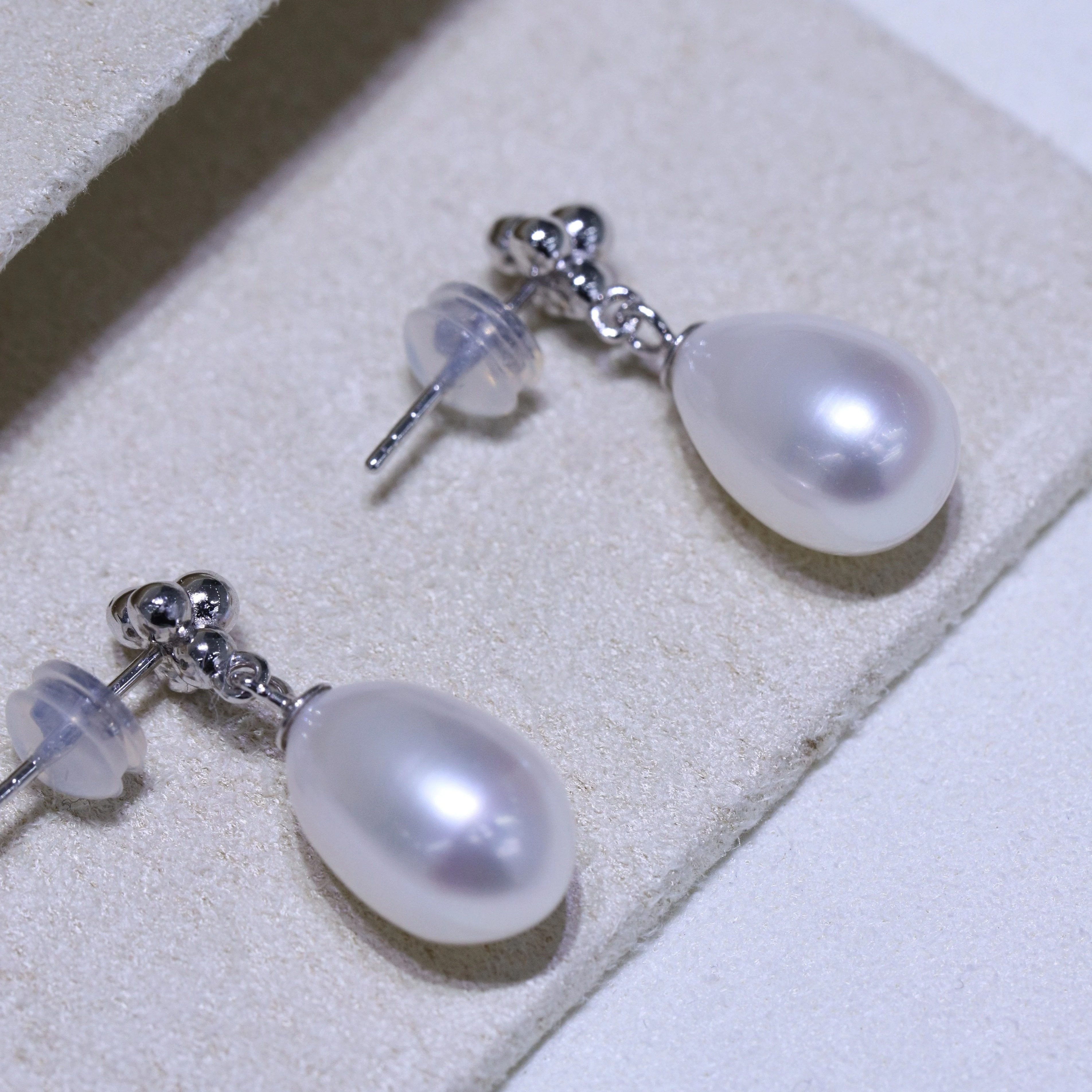 Alice Pearl 双十一钜献古典美人水滴珍珠耳钉,淘宝优惠券,粉丝福利购,淘宝优惠卷