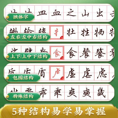 华夏万卷行楷字帖成人练字帖吴玉生行楷7000常用字行书练字帖成年男钢笔字帖练字专用硬笔书法练字本女士生临慕练笔字控笔训练字帖 - 图0