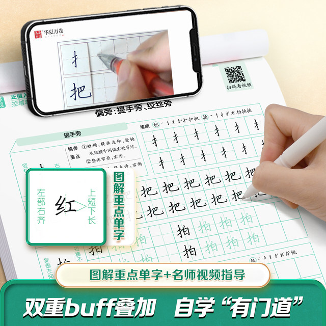 Huaxia Wanjuan Lu Zhongnan's Handwriting Practice Calligraphy Book