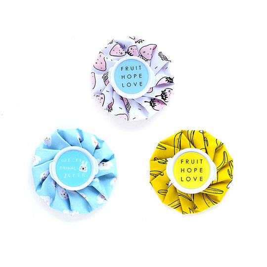 Water-filled cartoon hot and cold student waist portable physiotherapy bag