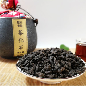 糯米香茶普洱茶熟茶碎银子云南陈年老茶头化石域邦小粒装颗粒茶叶