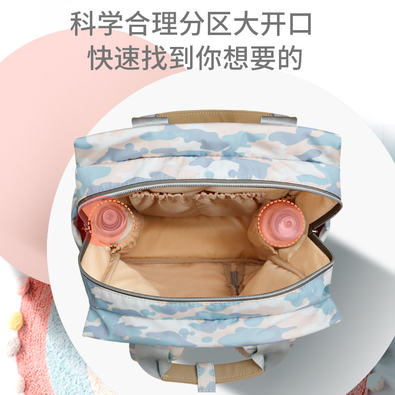 迪士尼妈咪包辣妈大容量轻便双肩包 郝氏亨达母婴妈咪包/袋