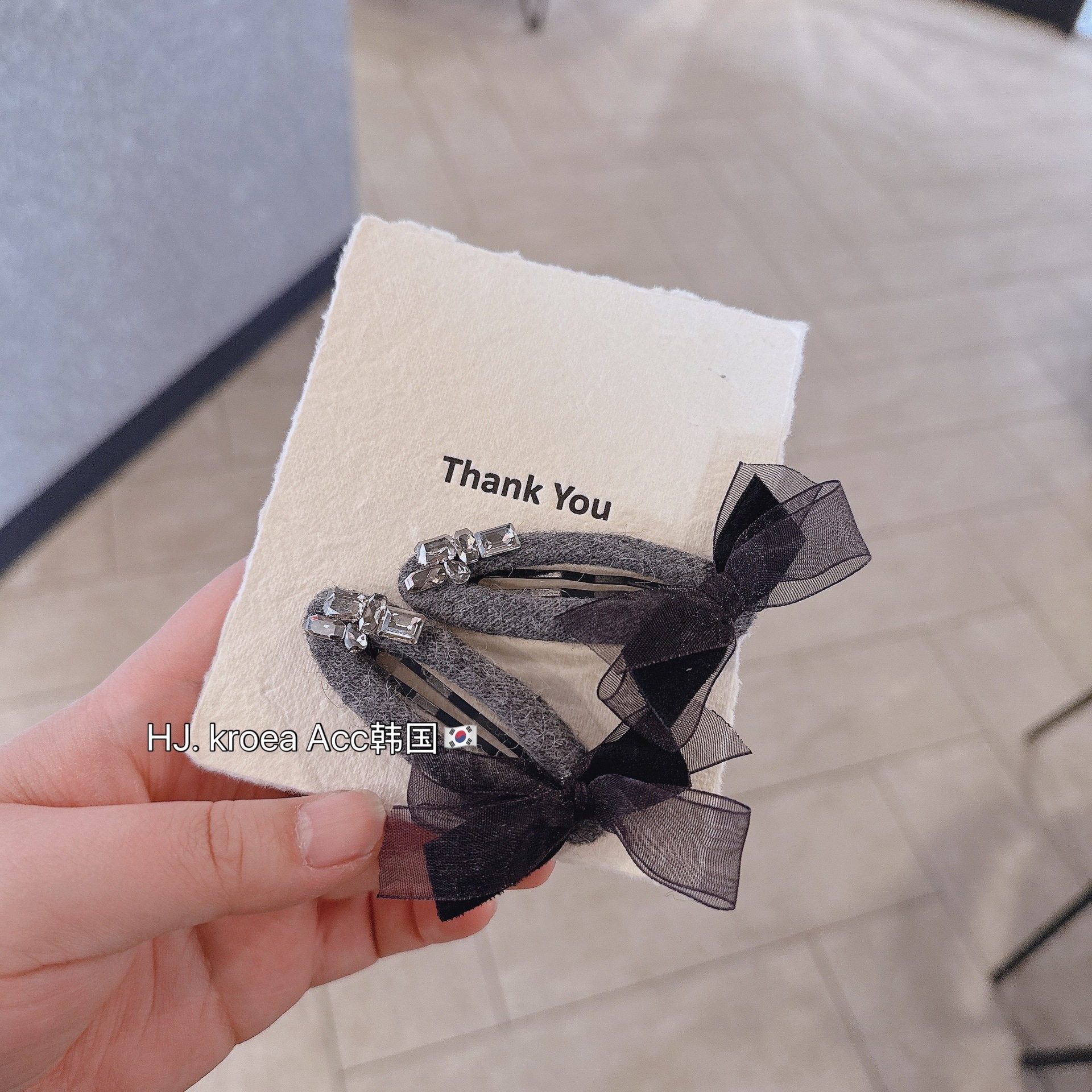 复古感网纱蝴蝶结珍珠钻羊毛灰刘海夹侧边BB夹韩国新款碎发边夹,淘宝优惠券,粉丝福利购,淘宝优惠卷