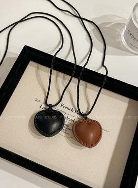 fever爱心项链女氛围感毛衣链