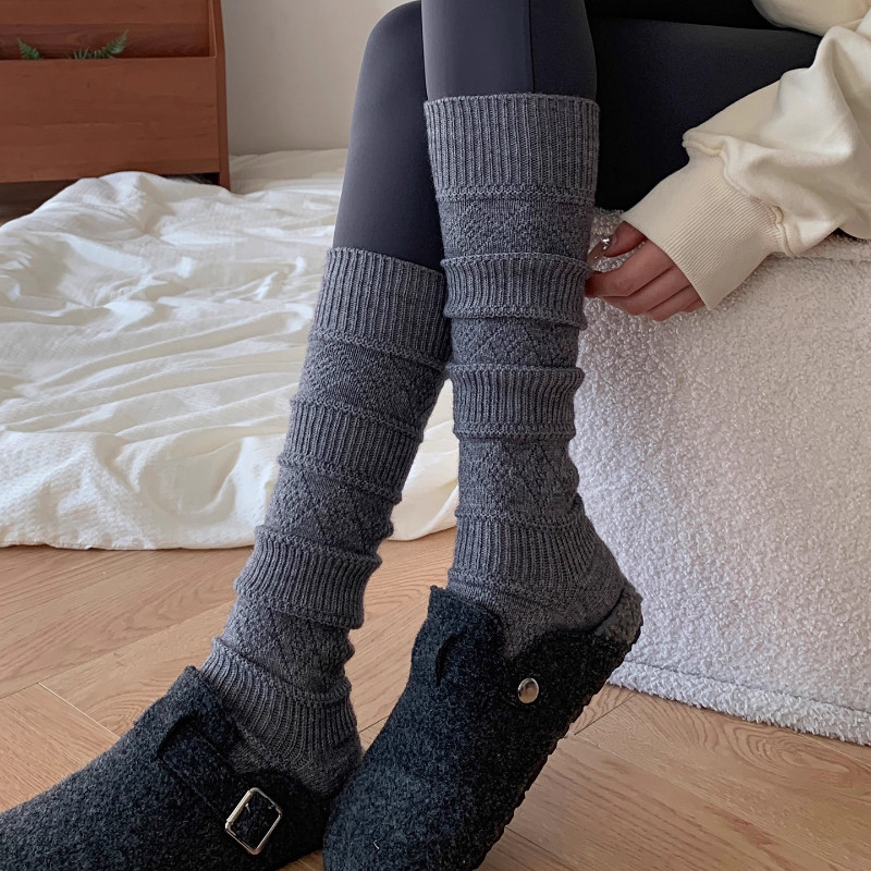 白色小腿子女秋冬季加厚配鲨鱼裤堆堆袜冬季保暖配雪地靴羊毛长袜,淘宝优惠券,粉丝福利购,淘宝优惠卷