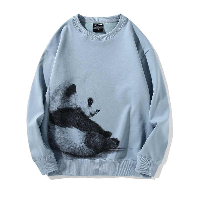 panda国宝胖达我爱中国圆领卫衣 澳伊恋卫衣