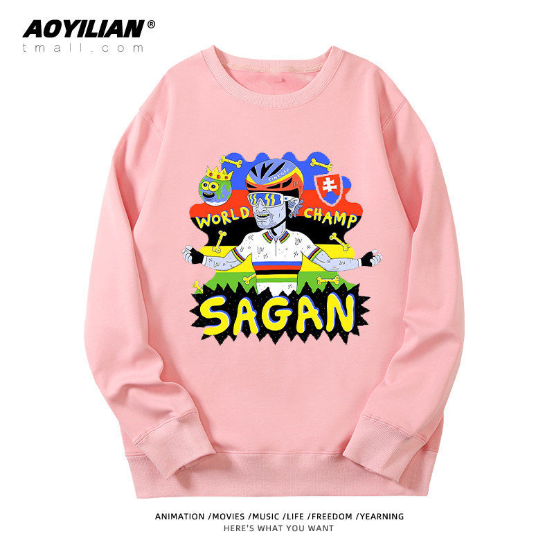 环法自行车赛卡文迪什萨甘logo卫衣 澳伊恋卫衣