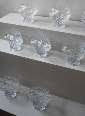 现货 丹麦Hein Studio玻璃花瓶Canyon透明装饰摆件ins风北欧正品