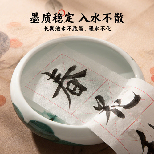 touchmark练习墨汁书法专用毛笔墨水100/250/500/1000g精制墨液书法专业大瓶工地用朱砂液国画初学者练习墨水 - 图3