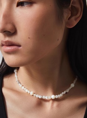 珍珠串珠小众设计轻奢时尚项链