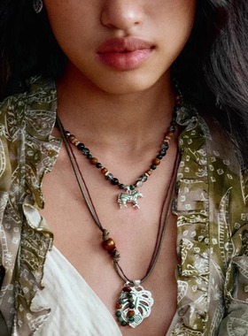 原创设计小众设计串珠项链