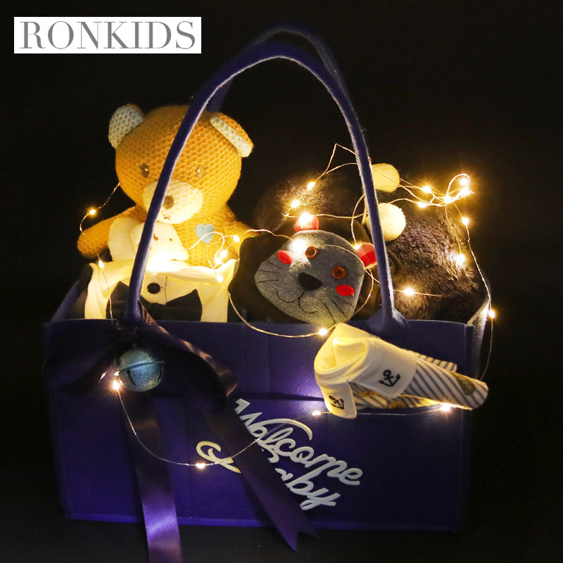 ronkids男宝宝新生儿用品婴儿礼盒 ronkids洛恩童装婴儿礼盒